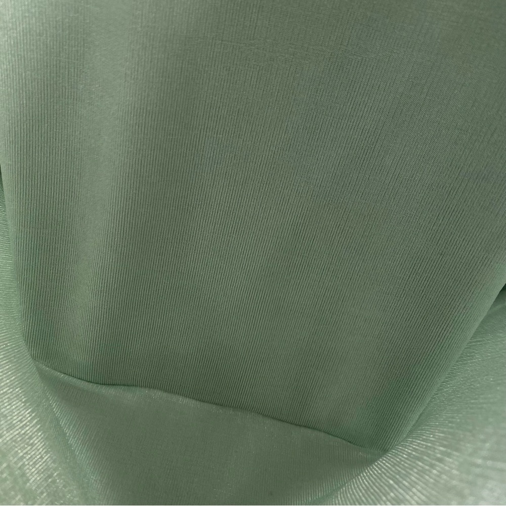 Eloquii Mint Green Layered top with draped bodice. Sz 18/20 - Picture 6 of 7